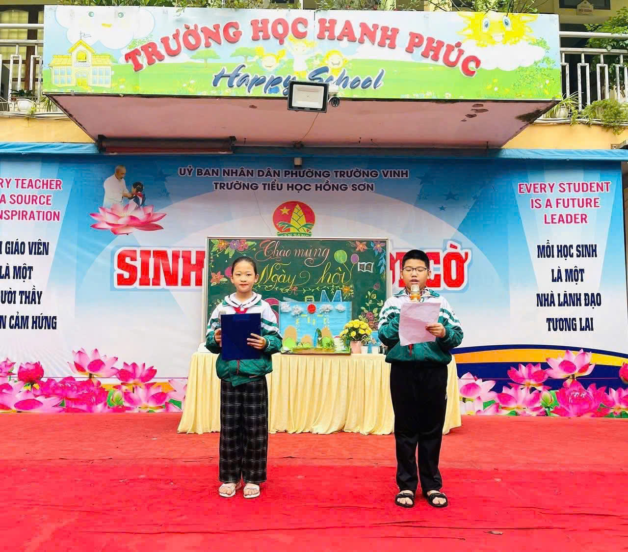 Liên đội trưởng Đào Xuân Hưng – niềm tự hào của Trường Tiểu học Hồng Sơn