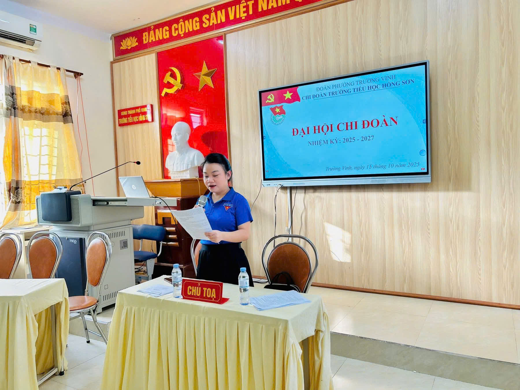 Đại hội chi đoàn TNCS Hồ Chí Minh nhiệm kỳ 2025 - 2027