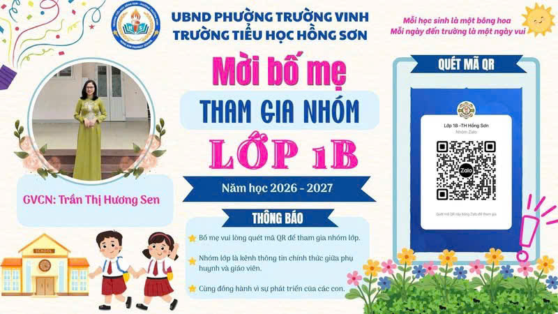 Trường Tiểu học Hồng Sơn hân hoan đón chào năm học mới 2026 - 2027. ❤️❤️❤️