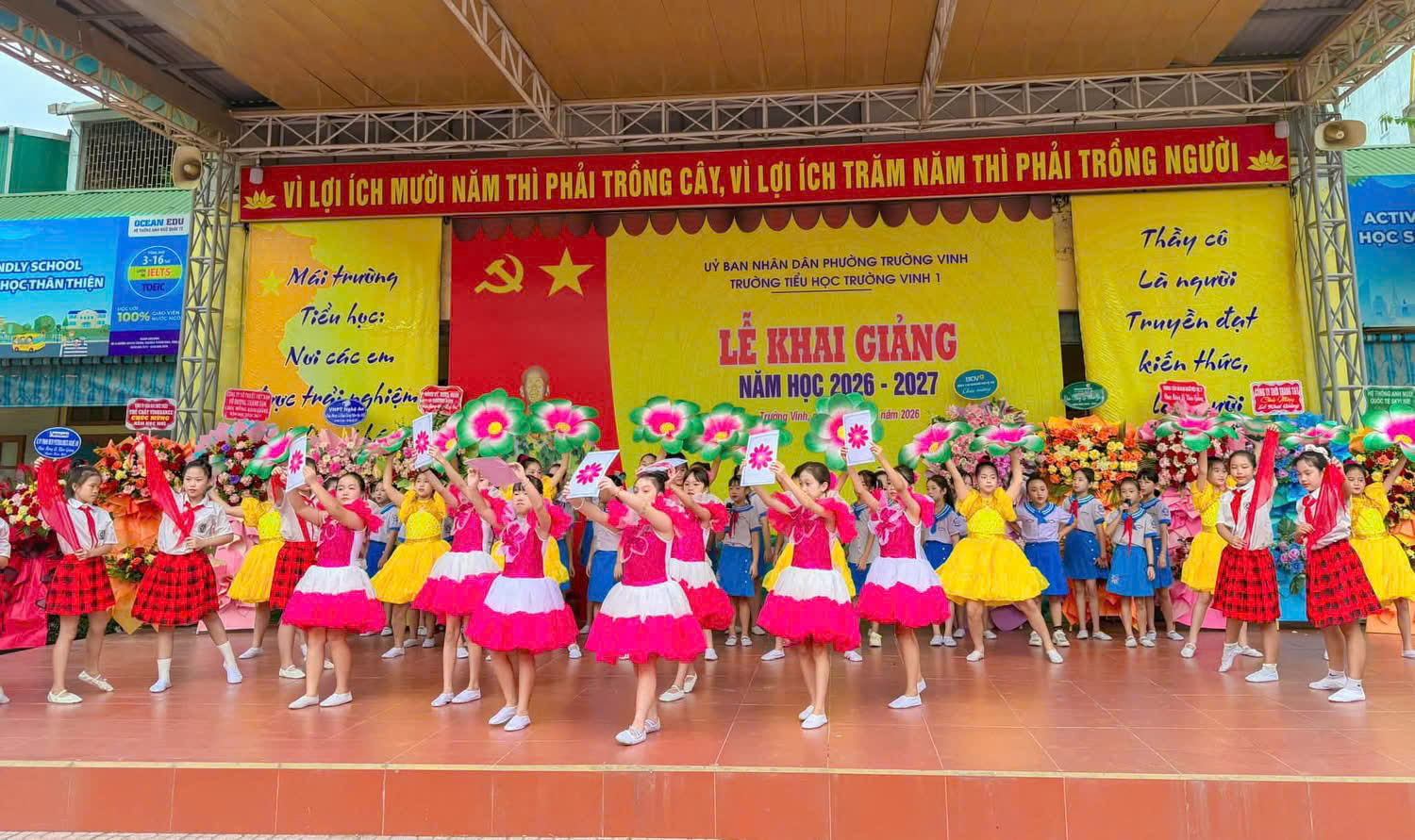 TRƯỜNG TIỂU HỌC TRƯỜNG VINH 1 HÂN HOAN CHÀO ĐÓN NĂM HỌC MỚI 2026–2027