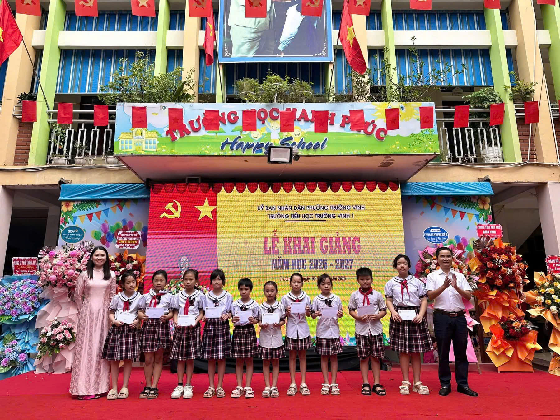 TRƯỜNG TIỂU HỌC TRƯỜNG VINH 1 HÂN HOAN CHÀO ĐÓN NĂM HỌC MỚI 2026–2027
