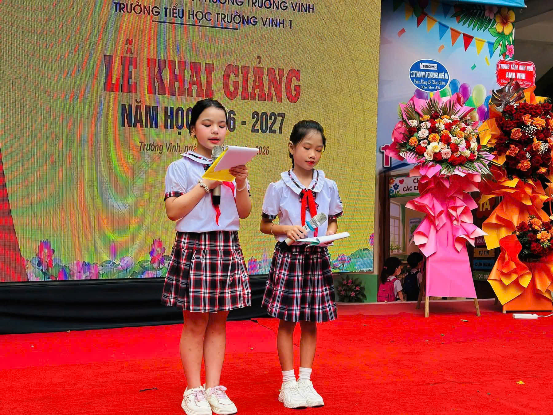 TRƯỜNG TIỂU HỌC TRƯỜNG VINH 1 HÂN HOAN CHÀO ĐÓN NĂM HỌC MỚI 2026–2027