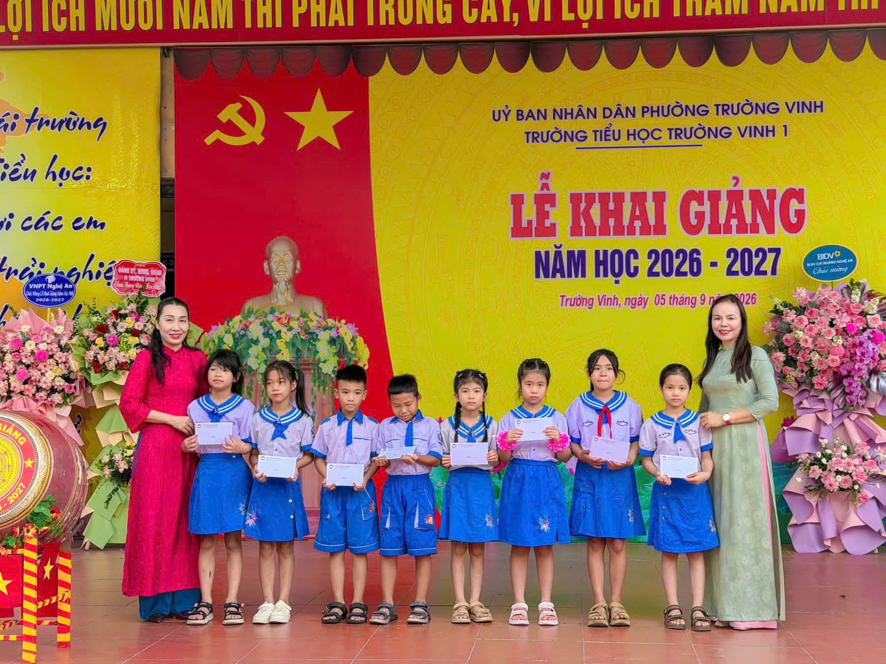 TRƯỜNG TIỂU HỌC TRƯỜNG VINH 1 HÂN HOAN CHÀO ĐÓN NĂM HỌC MỚI 2026–2027