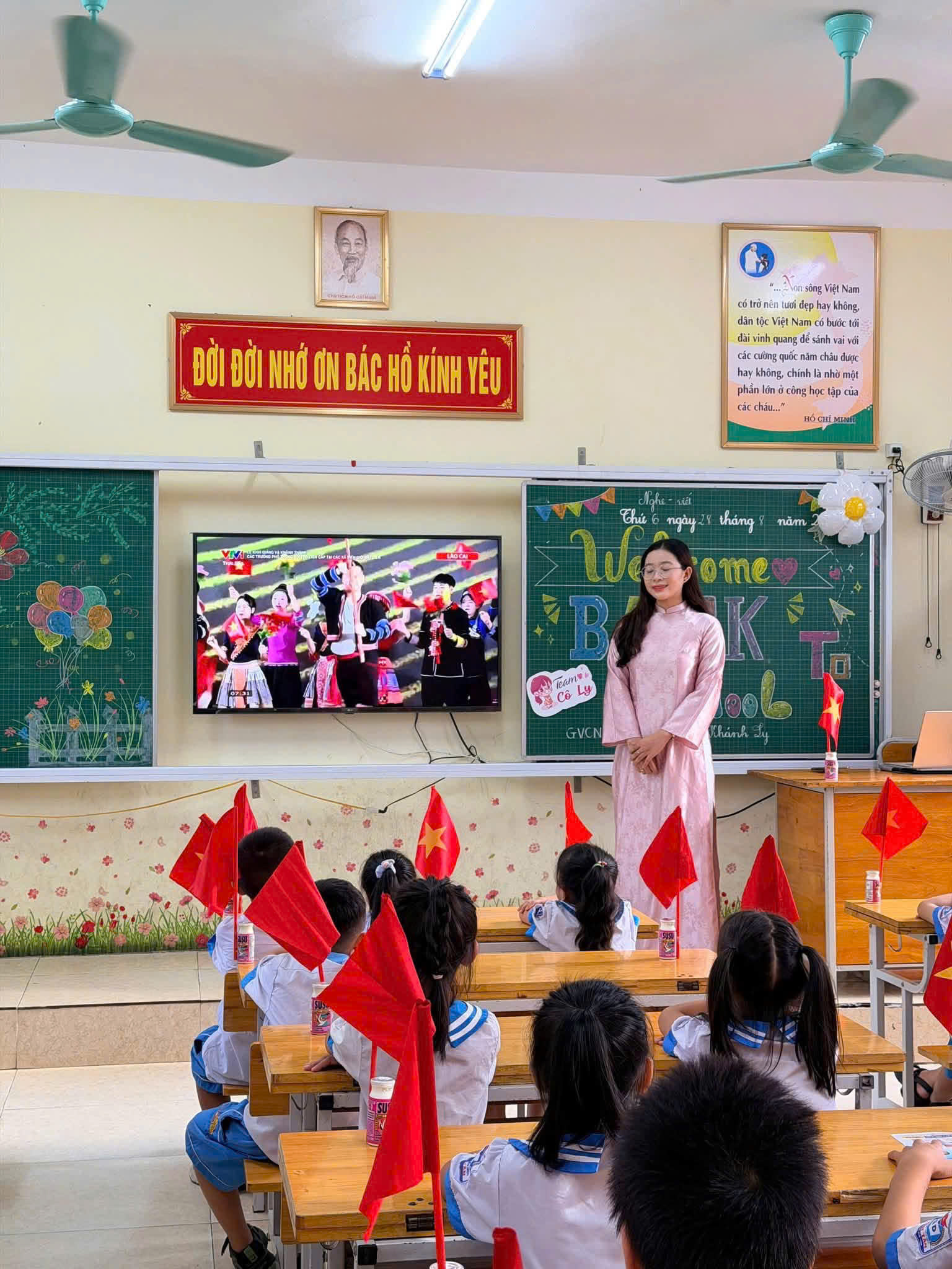 TRƯỜNG TIỂU HỌC TRƯỜNG VINH 1 HÂN HOAN CHÀO ĐÓN NĂM HỌC MỚI 2026–2027